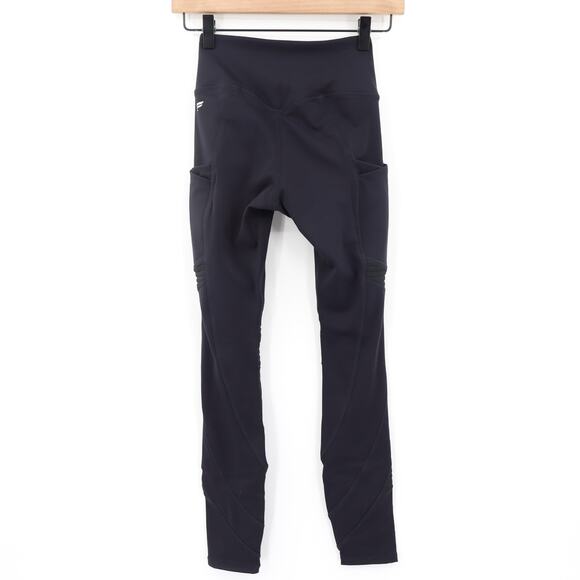 Fabletics Women's Anywhere High-Waisted Moto 7/8 Black Leggings Sz XXS NEW - Picture 2 of 10